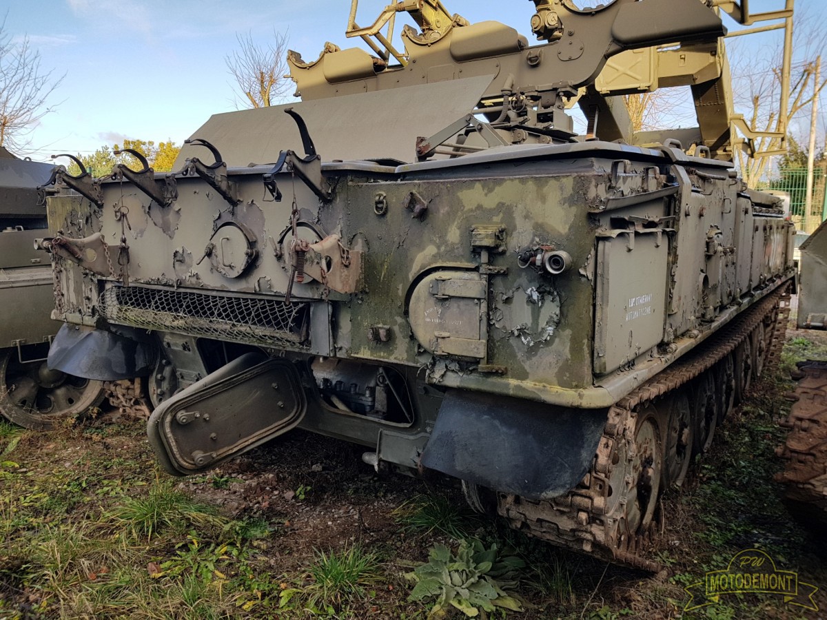 Wyrzutnia SPU 2 P25M1 na podwoziu gąsienicowym GM-568